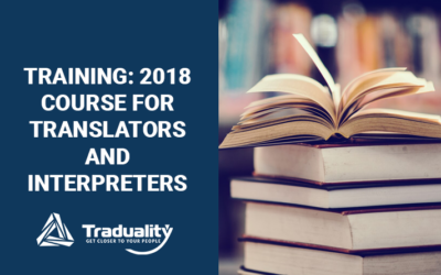 TRAINING: 2018 COURSE FOR TRANSLATORS AND INTERPRETERS